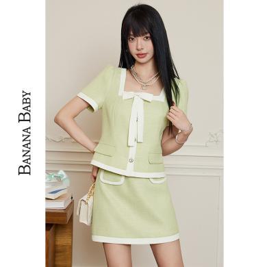 BANANA BABY2024夏季新款韩系短款半裙D242QZ155  预售 下单后5天内发货