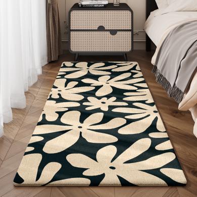 【3个尺寸可选】大江现代家用羊羔绒卧室长条地毯地垫简约客厅沙发防滑垫房间床边毯TF3193