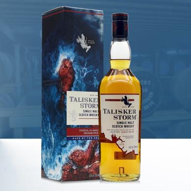 泰斯卡风暴苏格兰单一麦芽威士忌 原装进口洋酒 700ml
