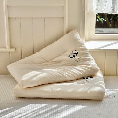 原品纺 母婴A类国潮熊猫躺平枕枕头枕芯