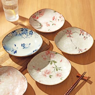 摩登主妇日式方盘陶瓷盘子菜盘家用2024新款碟子餐具餐盘深盘饭碗