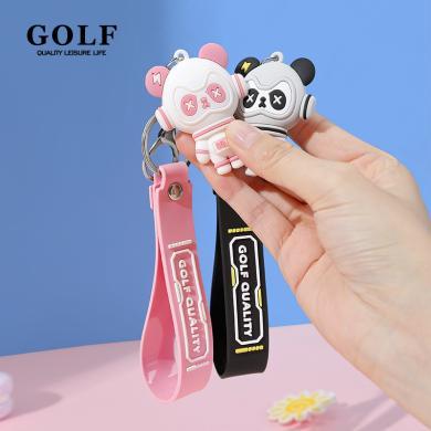GOLF/高尔夫钥匙扣可爱熊猫钥匙挂饰   GAM83991