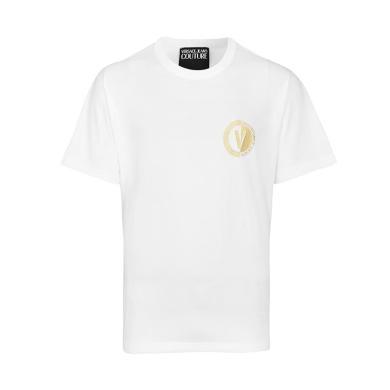 【支持购物卡】Versace 范思哲 男士时尚logo印花圆领棉质短袖T恤 多色可选 香港直邮