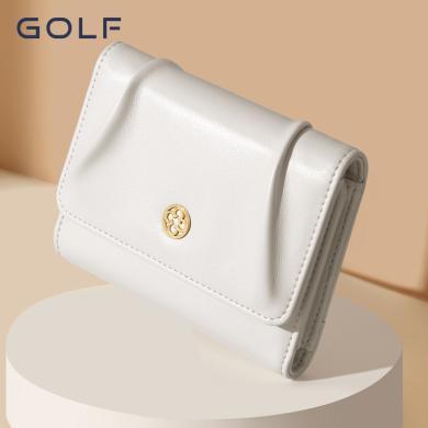 GOLF/高尔夫新款钱包女士短款卡包PU简约设计轻盈出行迷你零钱包钱夹礼盒装 GAQ52658