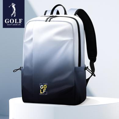 GOLF/高尔夫双肩包男新潮渐变大容量15.6寸电脑背包通勤书包男休闲时尚学生包包 GBS13950