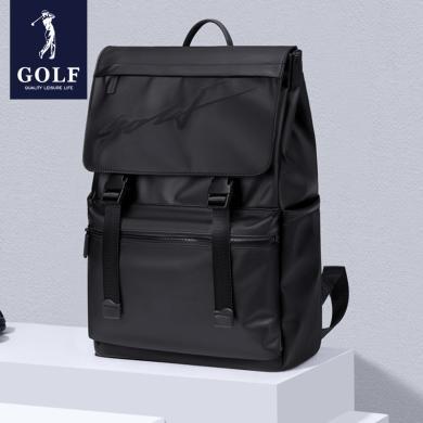 GOLF/高尔夫新潮双肩包男士大容量15.6寸电脑背包大学生书包出差旅行包休闲商务 GBS13981