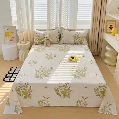 DREAM HOME 床上用品床单纯棉全棉床单单件床单学生床单双人床家用全棉床单[不含枕套]ENZ