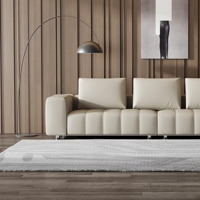 钢琴键沙发头意式极简轻奢现代直排沙发客厅组合沙发设计师沙发