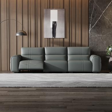 像素沙发意式极简头层牛皮沙发大小户型现代简约真皮沙发
