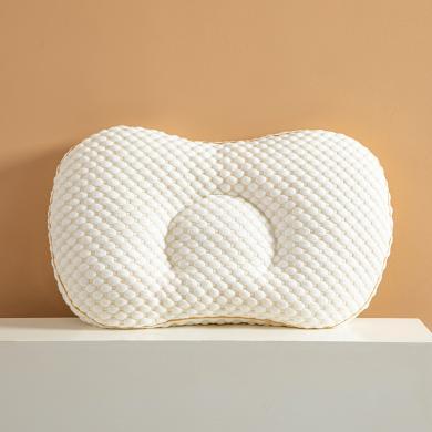 原品纺 针织棉蝶形水立方护颈枕功能枕