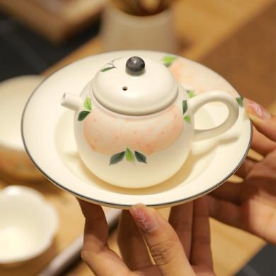 摩登主妇陶瓷泡茶壶家用2024新款茶具套装手绘主人杯专用功夫茶杯