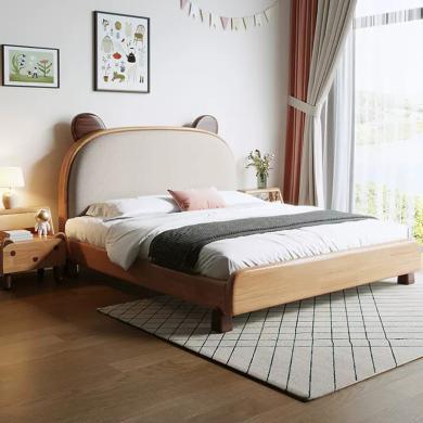 皇家密码儿童床1.2米床男孩简约现代北欧1.5米女孩卧室小户型单人床
