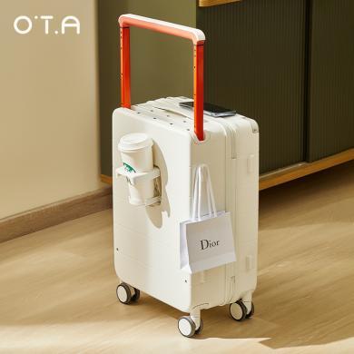 OTA多功能行李箱宽拉杆箱女2024新款登机轻便旅行箱子男24寸
