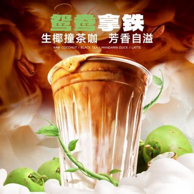 海南特产南国港式鸳鸯红茶生椰拿铁速溶咖啡粉兴隆椰奶独立小包装330克