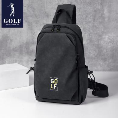 GOLF/高尔夫新款潮流胸包男士跨包腰包时尚休闲小背包多功能骑行包 GBD32947