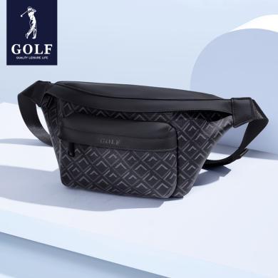 GOLF/高尔夫新款时尚胸包潮流男腰包休闲商务单肩斜跨包都市通勤小包 GBD32995