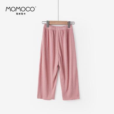 MOMOCO/玛米玛卡女童针织喇叭裤2024新款夏季小女孩休闲时尚裤子75630358001