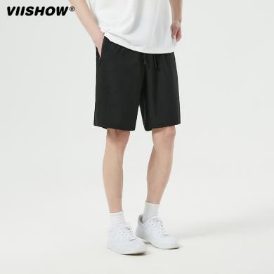 VIISHOW短裤男生夏季薄款五分裤子男士2024宽松休闲速干运动裤子KDMYK249251242
