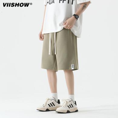 VIISHOW运动短裤男夏季新款宽松直筒潮牌篮球美式重磅休闲五分裤KDMYK249135242