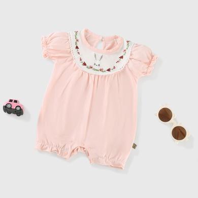 Peninsula Baby婴儿衣服夏季婴儿连体衣小兔新生儿衣服婴儿夏季连衣薄款宝宝衣服