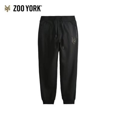 ZOO YORK 男士舒适弹力合身版运动裤 针织裤ZW21KP116M