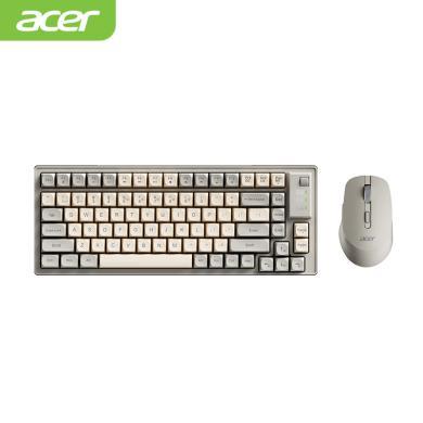 宏碁(acer)无线蓝牙键鼠套装 充电鼠标键盘 手机电脑ipad平板通用 键鼠套装  OCC204