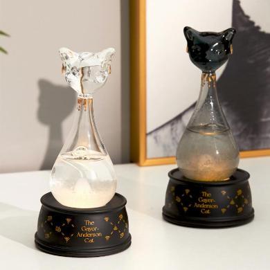 大英博物馆盖亚安德森猫系列风暴瓶-精巧版（白）摆件情人节送女朋友闺蜜乔迁新婚生日礼物女生