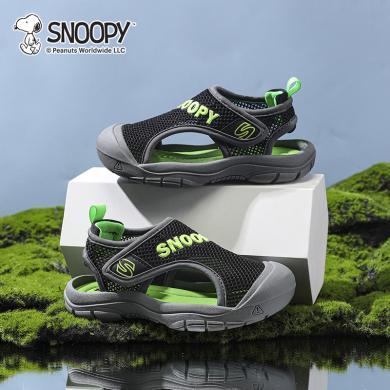 Snoopy史努比童鞋2024新款儿童凉鞋网布透气男童沙滩鞋女童夏季鞋子包邮CLKJ20333
