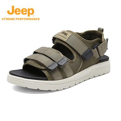 JEEP/吉普男鞋运动凉鞋男夏季外穿休闲个性男士沙滩凉拖两穿鞋 J121291570