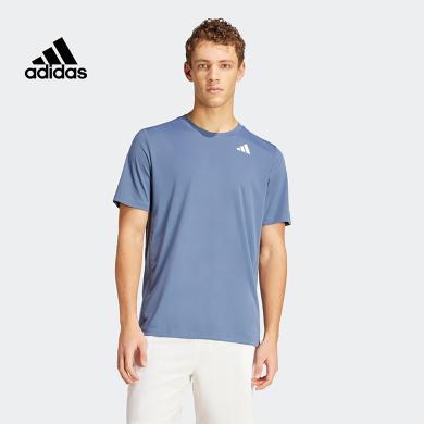 阿迪达斯短袖男款吸汗透气速干排汗快干衣服高尔夫网球运动休闲t恤IY3218