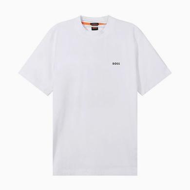 【支持购物卡】HUGO BOSS 白色男士T恤 50485060-100