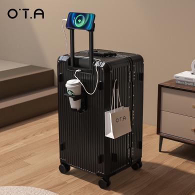 OTA行李箱女新款28寸拉杆箱学生超大容量结实耐用旅行皮箱子男677