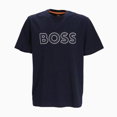 【支持购物卡】HUGO BOSS 深蓝色男士T恤 50483711-404