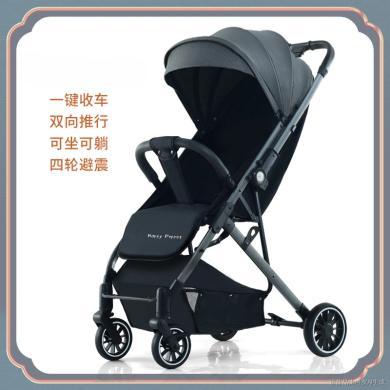 豪威 儿童车出行高景观婴儿手推车可坐人可躺轻便折叠宝宝婴儿车遛娃神器