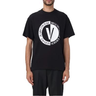 【支持购物卡】Versace 范思哲 男士时尚图案印花休闲圆领短袖T恤多色可选 香港直邮