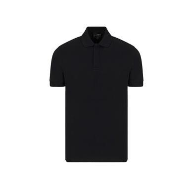 【支持购物卡】Emporio Armani/阿玛尼男士时尚背后印花设计黑色棉质POLOT恤香港直邮