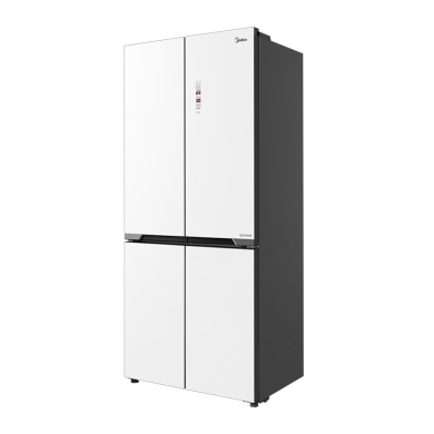 美的  冰箱521升十字薄纯平全嵌超净科技除菌保鲜智能家用大冰箱BCD-521WUSGPZM凝光白