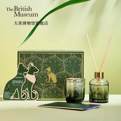 大英博物馆盖亚安德森猫系列24节气香氛夏至香薰蜡烛礼盒家居室内送女生生日礼物礼品