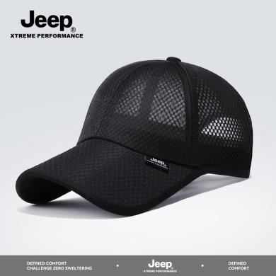 Jeep/吉普男女同款鸭舌帽户外运动速干棒球帽防晒遮阳帽太阳帽P4130789019
