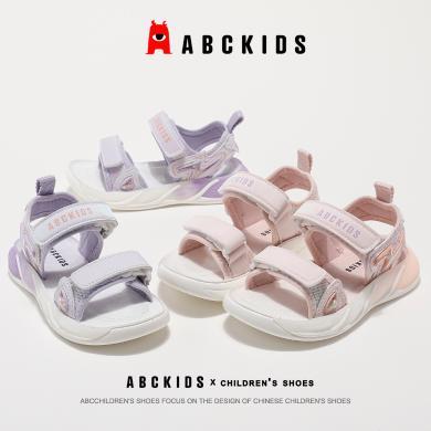 ABCkids2024夏季新款儿童百搭休闲鞋时尚轻便魔术贴凉鞋SY423603235AX