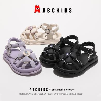 ABCkids2024夏季新款儿童百搭休闲鞋时尚轻便透气凉鞋SY423603257AX