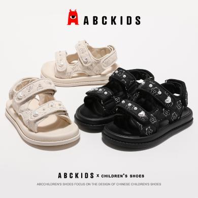 ABCkids2024夏季新款儿童百搭休闲鞋时尚轻便透气凉鞋SY423603260AX