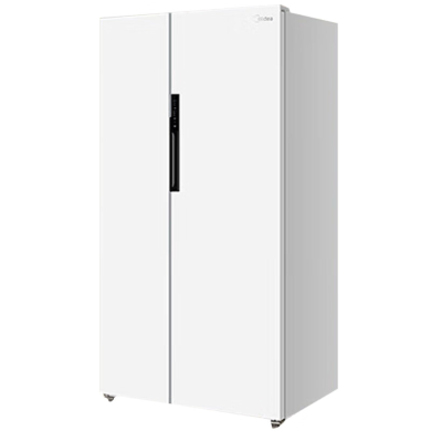 美的对开门双开门一级能效双变频风冷无霜大容量冷藏冷冻省电家用冰箱 60cm超薄机身MR-577WKPZE