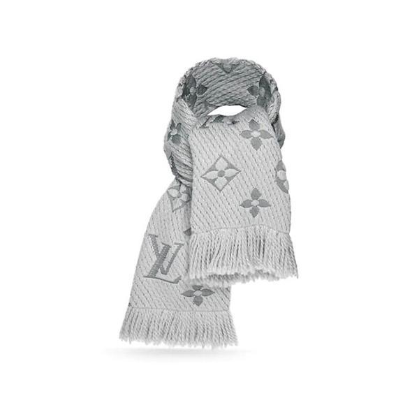 【支持购物卡】louis vuitton 路易威登 女士羊毛围巾 珍珠灰m74742