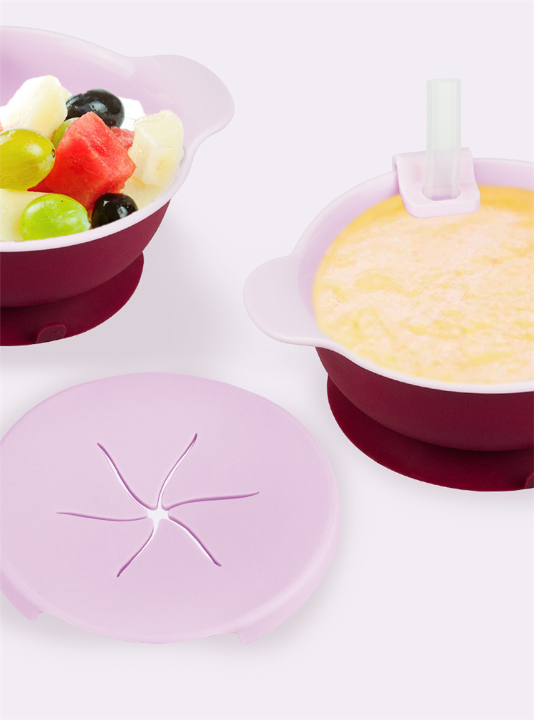 婴侍卫儿童餐碗婴幼儿辅食碗宝宝碗卡通碗餐具多功能零食碗儿童餐具ys