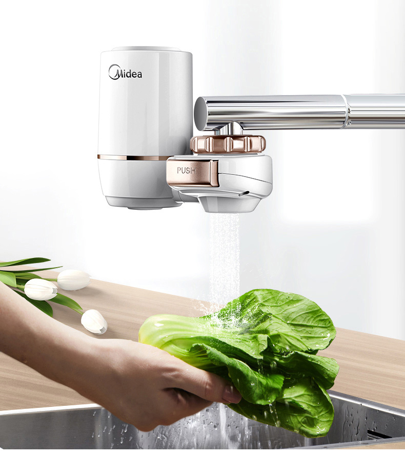 美的(midea)mc122-2水龙头净水器 净水机 厨房过滤器-白色-其他