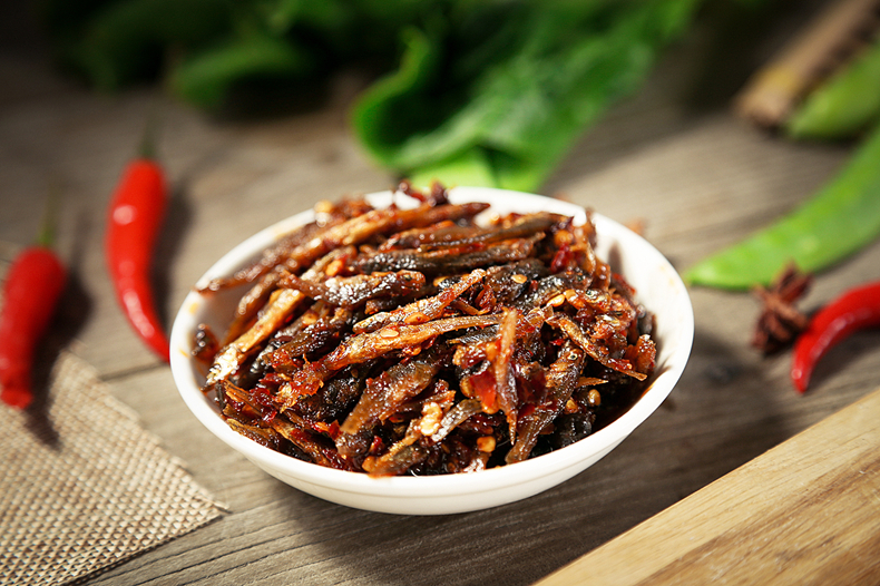 【湖南特产】辣小董 长沙火焙鱼320g*1瓶装 零食小吃鱼干香辣小鱼下饭