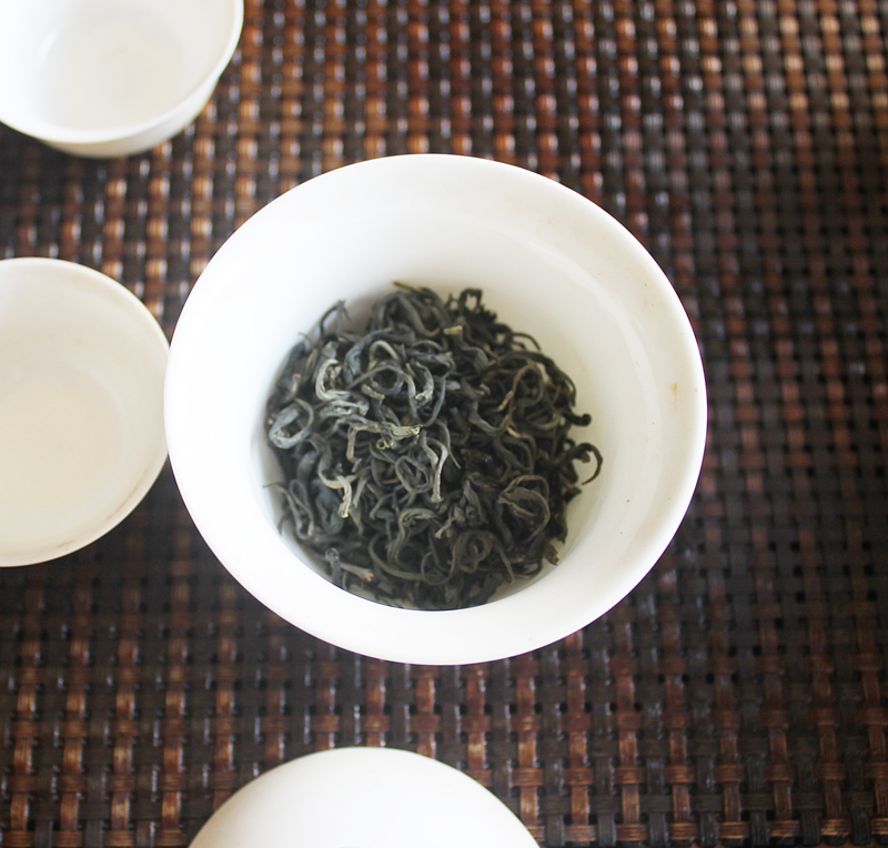 幽丛梅州客家长寿之乡蕉岭绿茶高山炒青茶纯手工农家茶铁罐盒一斤装