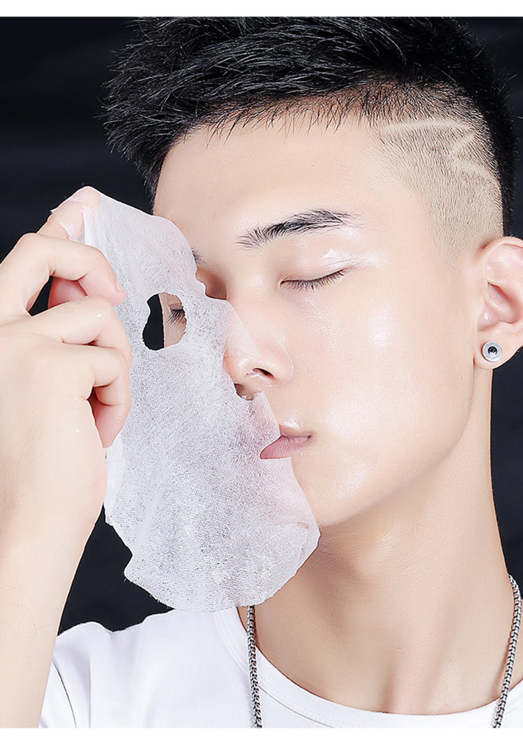 【支持购物卡】赫恩男士专用面膜补水美白保湿清洁6片淡化痘印控油烟