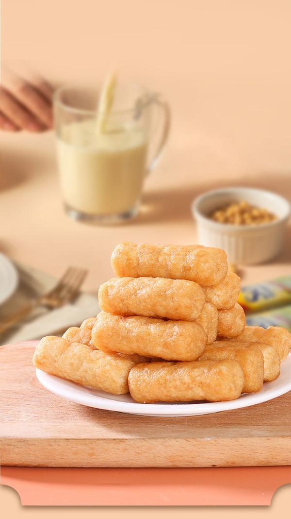 佬食仁网红香酥小油条80根色泽金黄早餐油条包邮